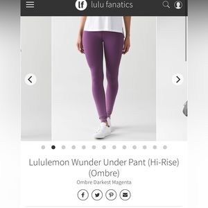 LULULEMON HIGHRISE OMBRÉ - NEVER WORN NWOT 28” OFFERS WELCOME